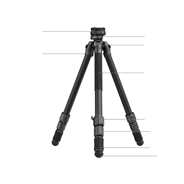 SmallRig 4353 AP-100  FreeRover Karbon Fiber Fotoğraf Tripod Seti - Resim 5