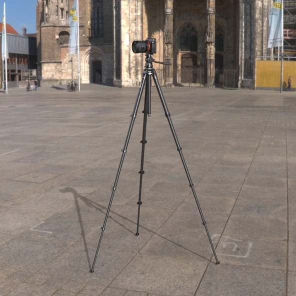 SmallRig 5028 Taşınabilir Karbon Fiber Seyahat Tripod Seti - 8