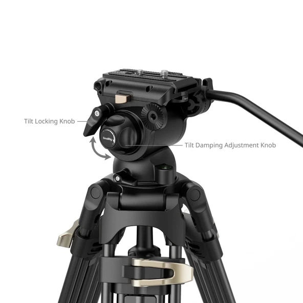 SmallRig 4686 AD-01S  Profesyonel Video Tripod Kiti - 3