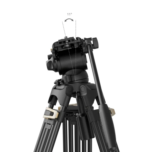 SmallRig 4686 AD-01S  Profesyonel Video Tripod Kiti - 4