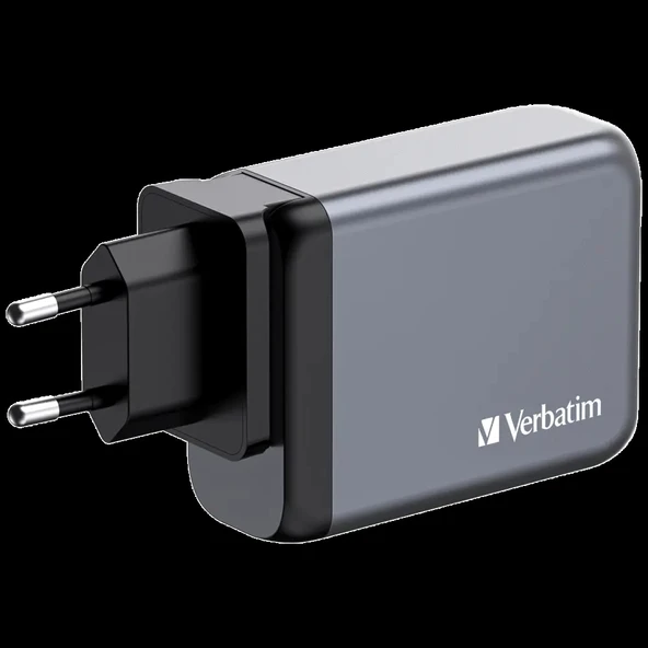 Verbatim 32202 - V GNC-100 GaN Charger 100W 3-USB-C /  1-USB-A  Çıkışa Sahiptir ürün görseli
