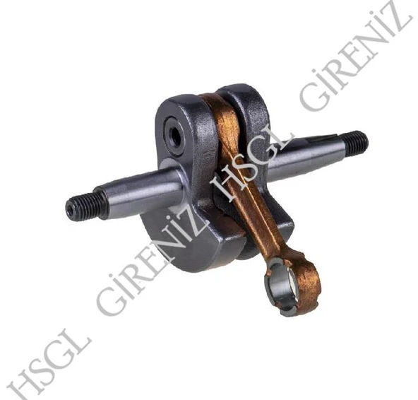 HSGL MOTORLU TIRPAN Oleomac Sparta 37 / 42 / 44 / 440 / 441 Uyumlu Krank Mili – Komple Krank Seti, Dayanıklı ve Uzun Ömürlü - Resim 2