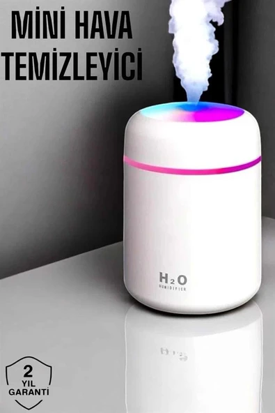 Hava Nemlendirici Ultrasonik Mini Hava Temizleyici Aromaterapi - Resim 2