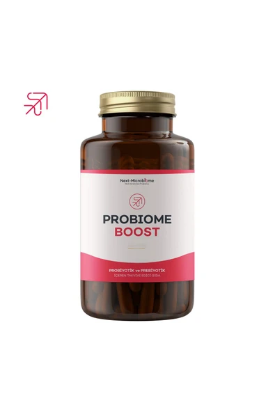 Next-Microbiome Probiome-Boost Probiyotik ve Prebiyotik 60 Kapsül - 1