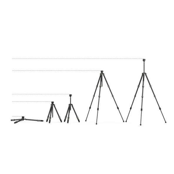 SmallRig 4353 AP-100  FreeRover Karbon Fiber Fotoğraf Tripod Seti - Resim 2
