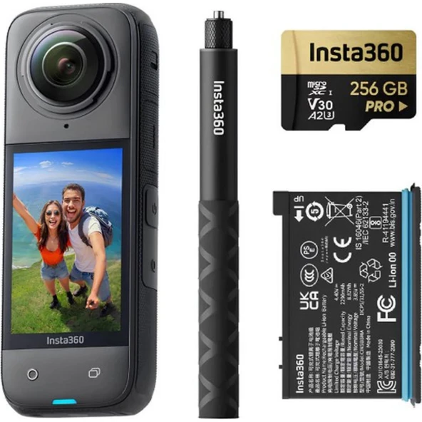 Insta360 X4 Adventure Bundle Aksiyon Kamerası ürün görseli