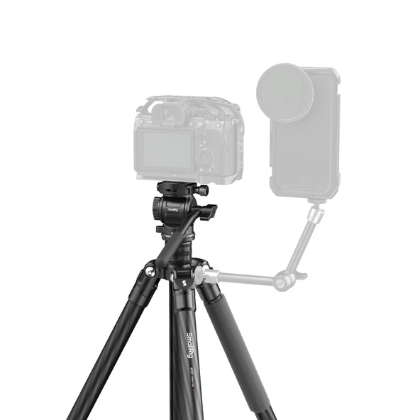 SmallRig 4937 CT150 Seyahat Video Tripod Seti - Resim 5