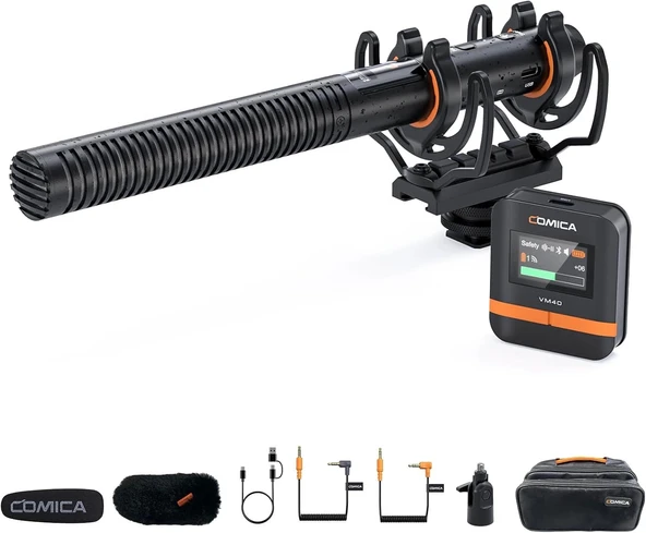 Comica VM40 Süper Kardiyoid 2.4G Kablosuz Boom Mikrofon - Resim 5