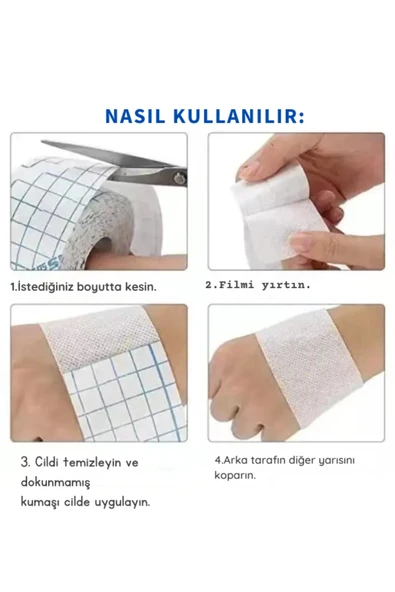 Esnek Tıbbi Flaster 10m*10 Cm - 5