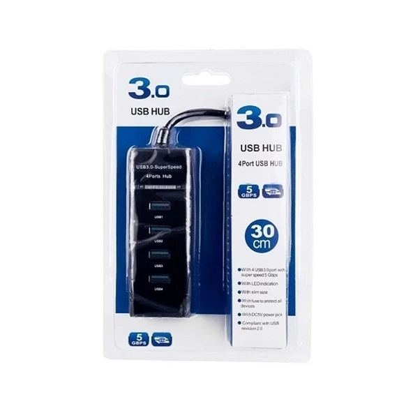 HT303 4 Port Usb 3.0 Çoklayıcı (Usb Hub) - 3
