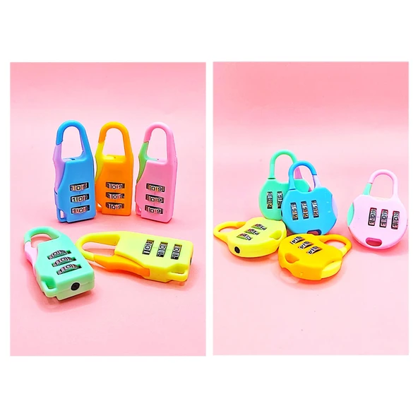 Olgun Toys Şifreli Mini Kilit 20 Adet - Resim 3