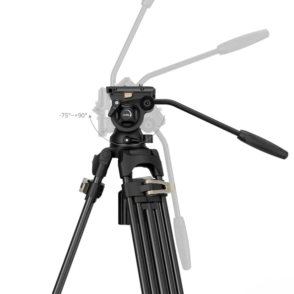 SmallRig 4686 AD-01S  Profesyonel Video Tripod Kiti - 6