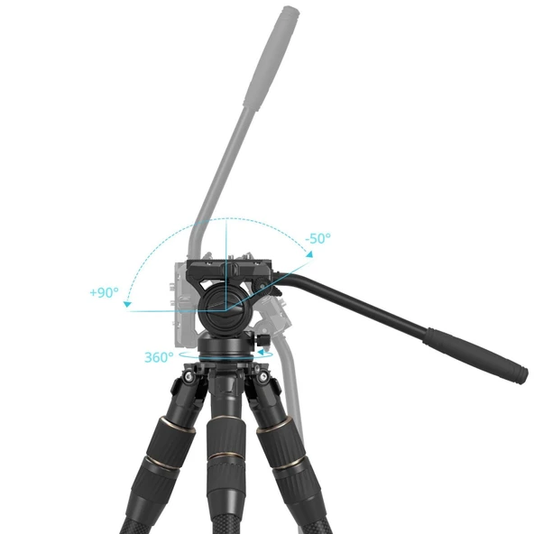 SmallRig 4643 FT-S303  Karbon Fiber Tripod Kiti - 8