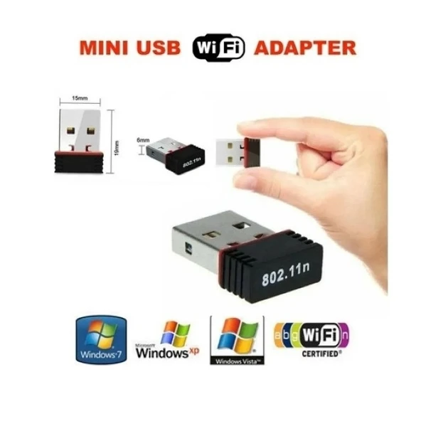 300Mbps Usb 2.0 802.11n /G /B Wireless Mini Wifi Kablosuz Alıcı - 3