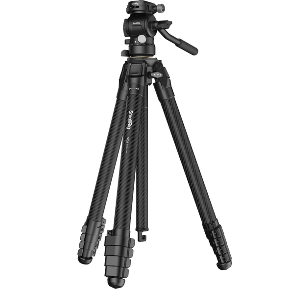 SmallRig 5028 Taşınabilir Karbon Fiber Seyahat Tripod Seti - 1