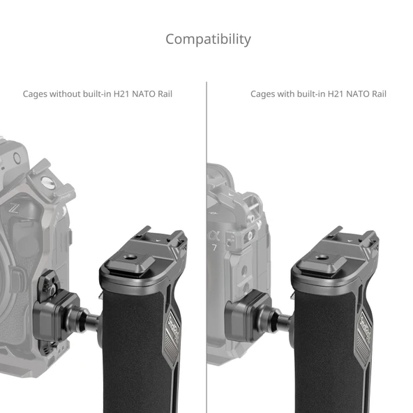 SmallRig 4485 HawkLock H21 Hızlı Çıkartmalı Döner Yan Sap Takımı - Resim 6