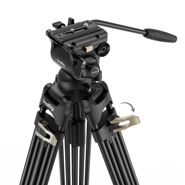 SmallRig 4686 AD-01S  Profesyonel Video Tripod Kiti - 5