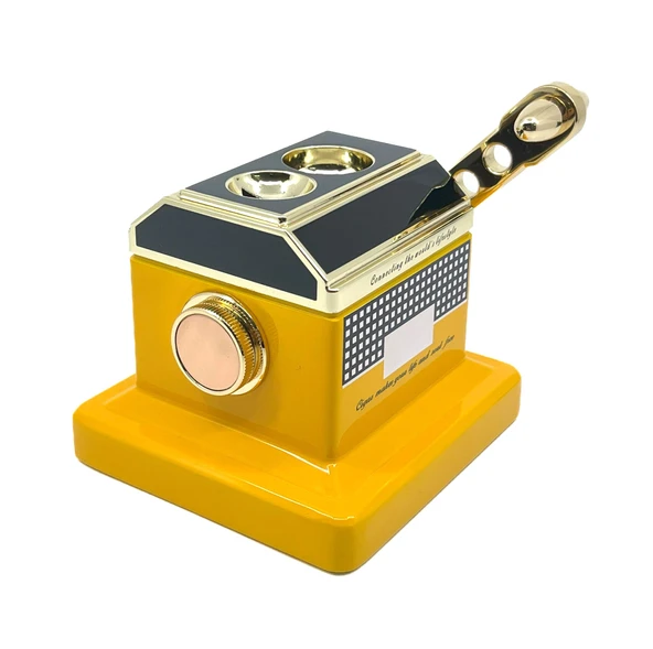 Özel Saklama Kutusunda Masa Tipi Puro Makası - Kesicisi Düz Kesim / V-Cut Kesim - Resim 2