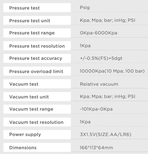 DUOYI DY523 Dijital Soğutma Manifold Metre / Klima Basınç, Vakum ve Sıcaklık Test Cihaz - 7