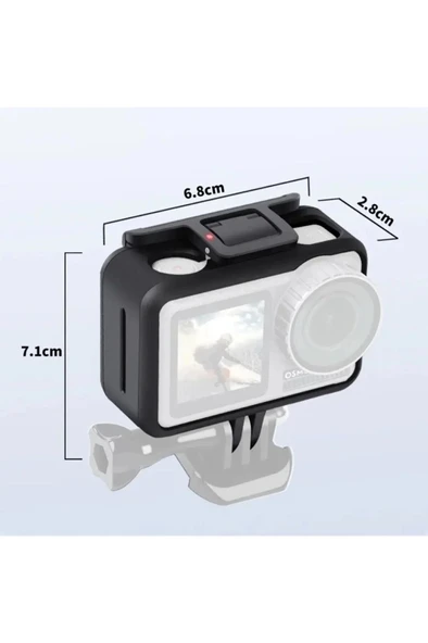 Osmo Action Için Frame Pc Abs Darbeye Dayanıklı Koruyucu Kılıf - Resim 3