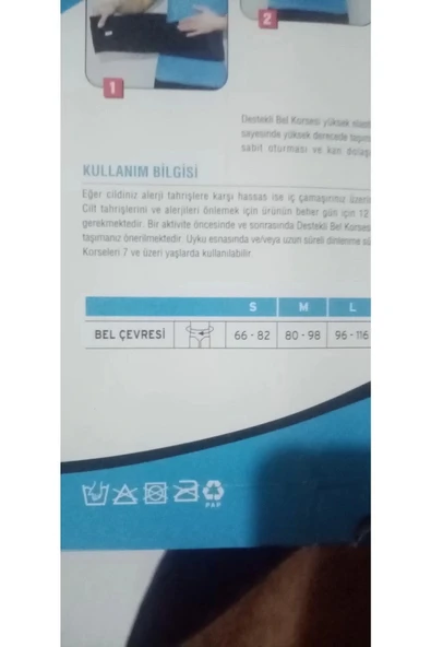 Bel Korsesi Siyah Çelik Destekli - 3