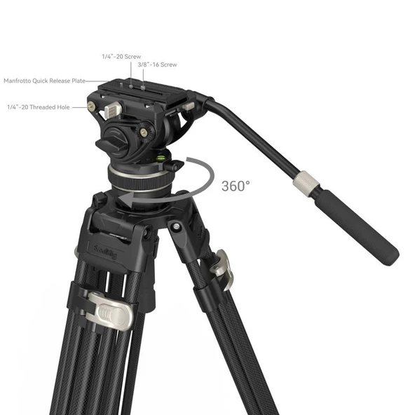 SmallRig  AD-80 4163 FreeBlazer  Alüminyum Alaşımlı Tripod Seti - 4