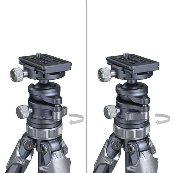 SmallRig 4222B  AP-02 Hafif Seyahat Tripod - Resim 3