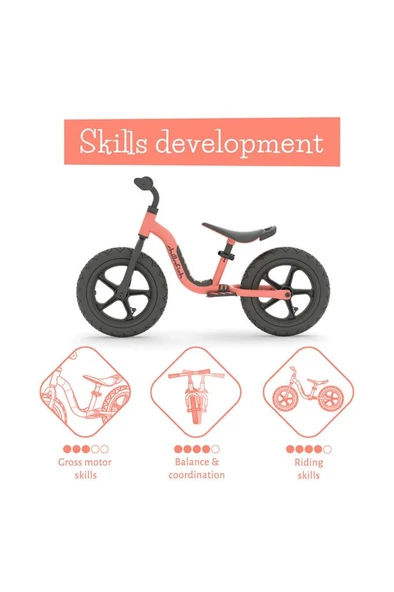 Chillafish Charlie Sport Pembe 12 Jant Çocuk Denge Bisikleti Outlet - 7