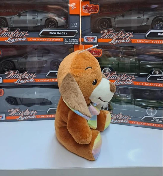 Oyuncak Peluş Sevimli Uyku Arkadaşı Köpek 20 cm - 3