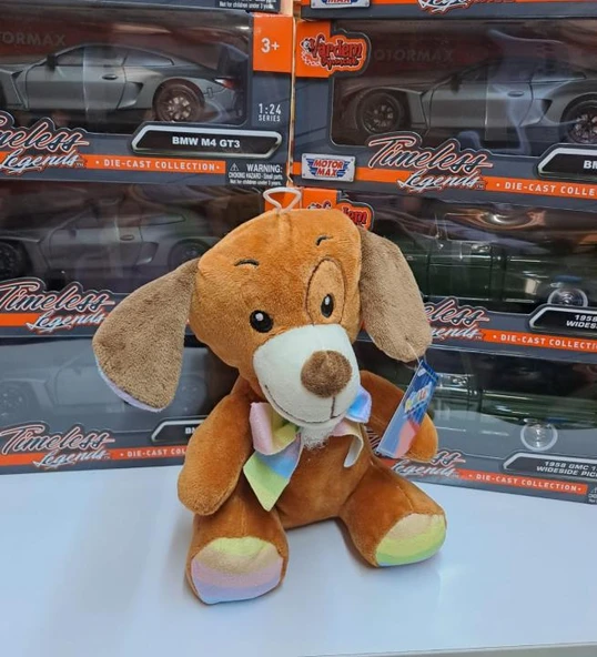 Oyuncak Peluş Sevimli Uyku Arkadaşı Köpek 20 cm - 4