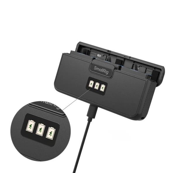 SmallRig 4565 Kamera Pili ve Şarj Seti (GoPro 9/10/11/12 İçin) - Resim 4