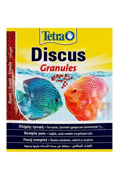 Tetra Discus Granules 15gr Skt :11/2027             Orjinal Anadolu Pet Ürünüdür ürün görseli