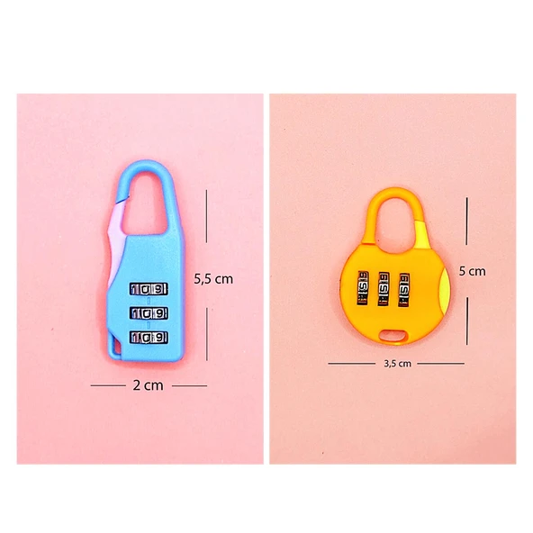 Olgun Toys Şifreli Mini Kilit 20 Adet - Resim 2