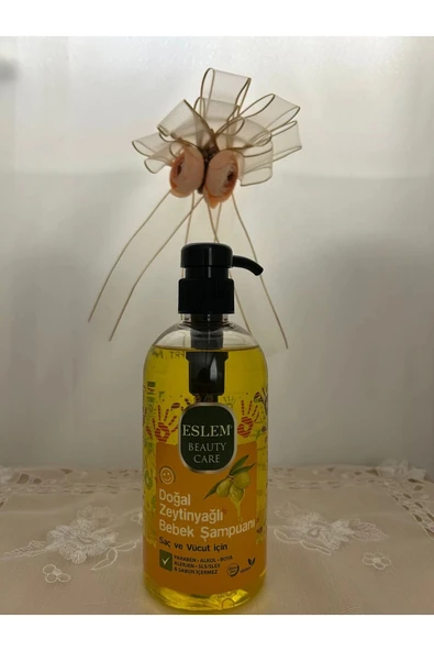 ESLEM DOĞAL ZEYTİN YAĞLI BEBEK ŞAMPUANI 500 ML - 1