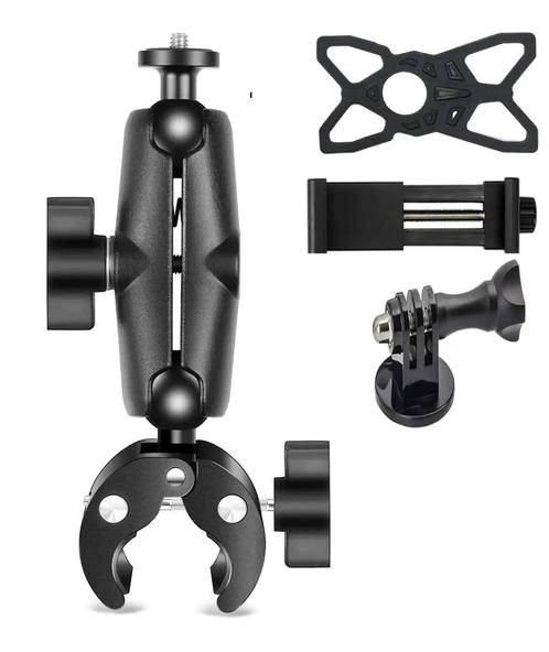 Oem Marka PT02 Tüm Aksiyon Kameralar ve Telefonlar için Montaj Kelepçesi - Resim 2