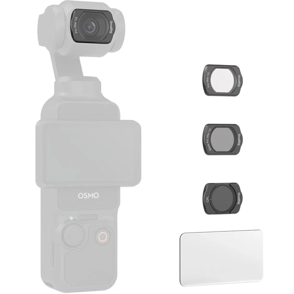 SmallRig 4775 DJI Osmo Pocket 3  için / Beyaz Difüzyon / CPL Filtre / Ekran Koruyucu Filtre Seti ürün görseli