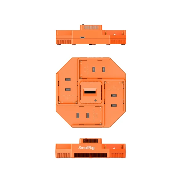 SmallRig 4837 NP-F Serisi 4 Kanallı Kamera Pil Şarj Cihazı - Resim 2