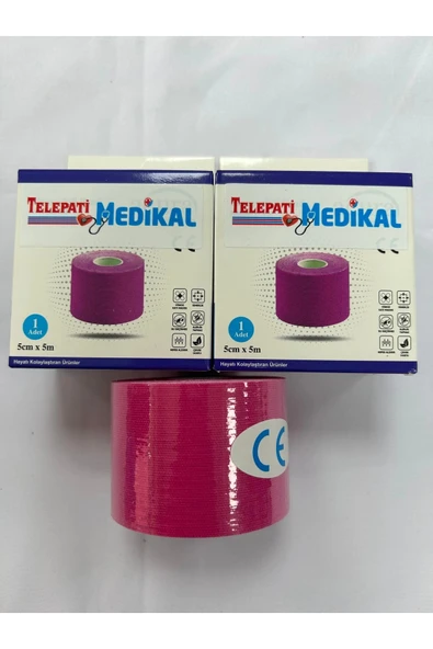 KİNESİO AĞRI BANDI PEMBE 2 ADET - 1