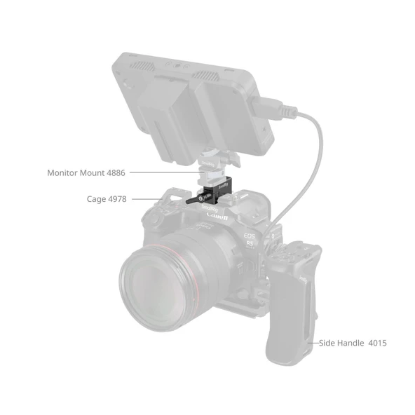 SmallRig 1973B Evrensel NATO Kelepçe Desteği - Resim 4