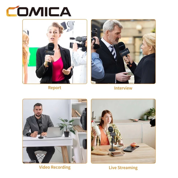 Comica HR-WM Kablosuz Mikrofon İçin El Tipi Adaptör - Resim 5