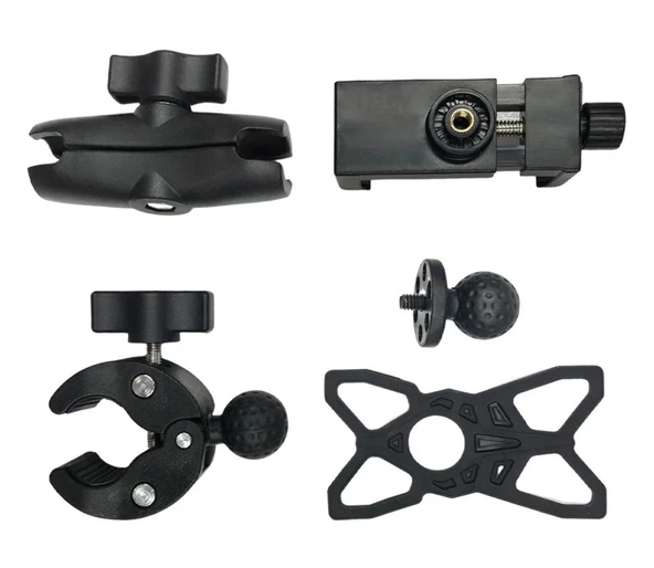 Oem Marka PT02 Tüm Aksiyon Kameralar ve Telefonlar için Montaj Kelepçesi - Resim 4