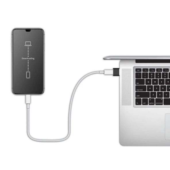 Comica CVM-USBC-A OTG USB-C'den USB-A'ya Adaptör - Resim 2