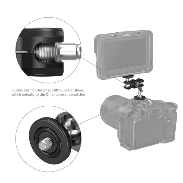SmallRig 3238B Mini Magic Arm Evrensel Bilyalı Kafa - Resim 2