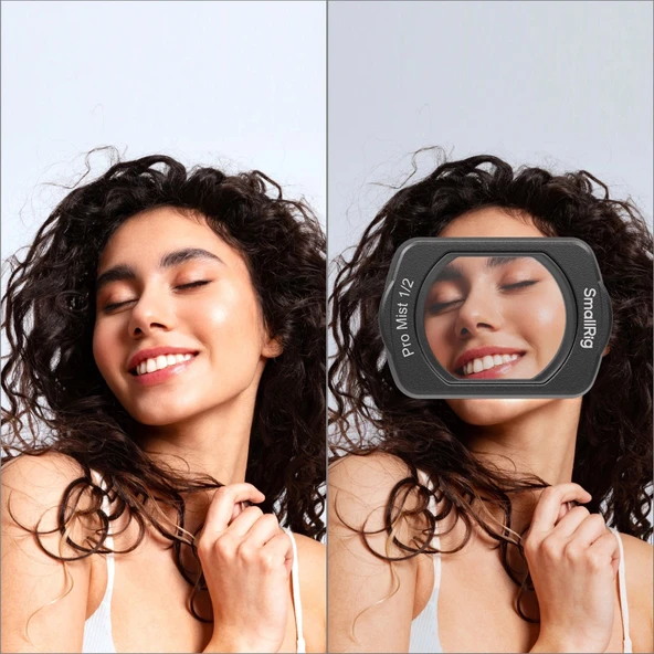 SmallRig 4775 DJI Osmo Pocket 3  için / Beyaz Difüzyon / CPL Filtre / Ekran Koruyucu Filtre Seti - Resim 4