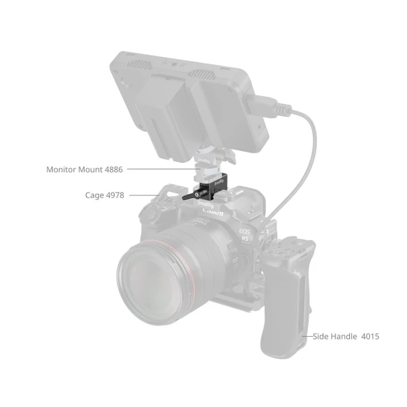 SmallRig 1973B Evrensel NATO Kelepçe Desteği - Resim 4