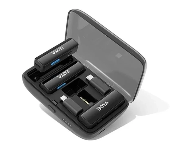 Boya BoyaLink All-in-one Çift Kanal Kablosuz Mikrofon ürün görseli