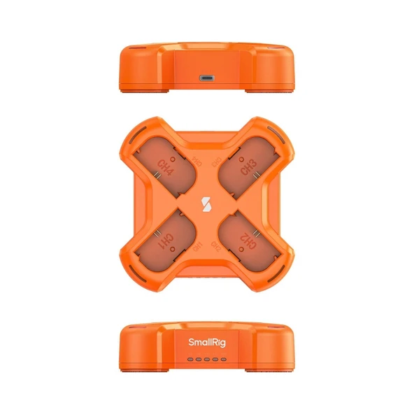 SmallRig 4838 LP-E6NH 4 Kanallı Kamera Pil Şarj Cihazı - Resim 2