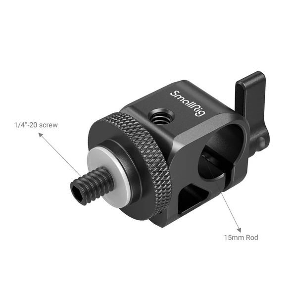 SmallRig 860B Tek 15mm Raylı Blok - Resim 2