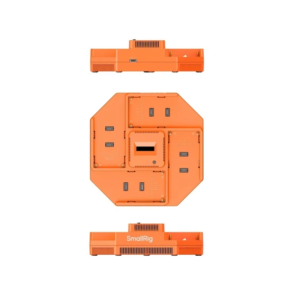 SmallRig 4837 NP-F Serisi 4 Kanallı Kamera Pil Şarj Cihazı - 2