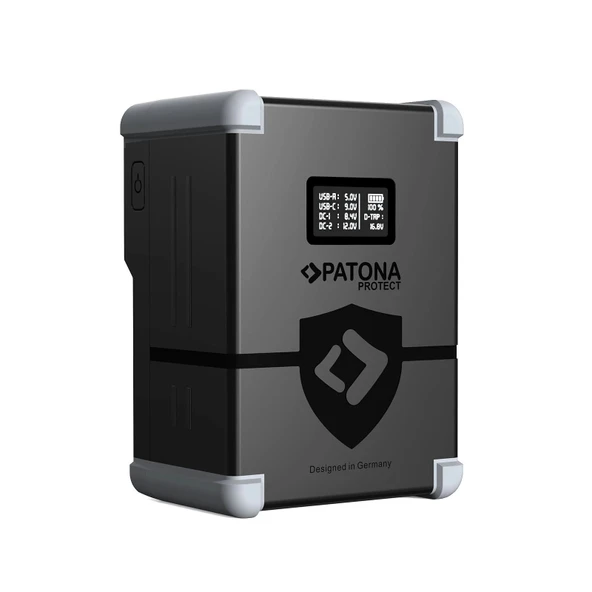 PATONA PROTECT V-Mount Pil V99-PD100 99Wh USB-C USB-A D-Tap 2xDC çıkışı ürün görseli